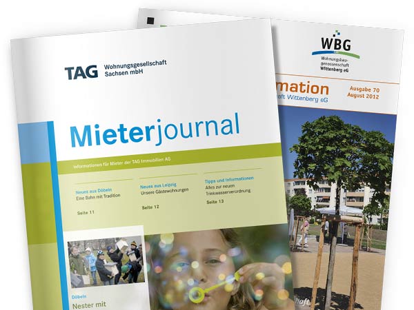 Mieterzeitung für die TAG Mieterzeitung enders Marketing