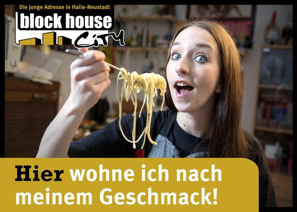 block house – die Wohnmarke für Studenten in Halle Kampagne für Studenten Wohnungen enders Marketing